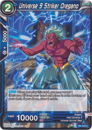 Universe 9 Striker Oregano (Reprint) (TB1-042) [Battle Evolution Booster] | Good Games Adelaide SA