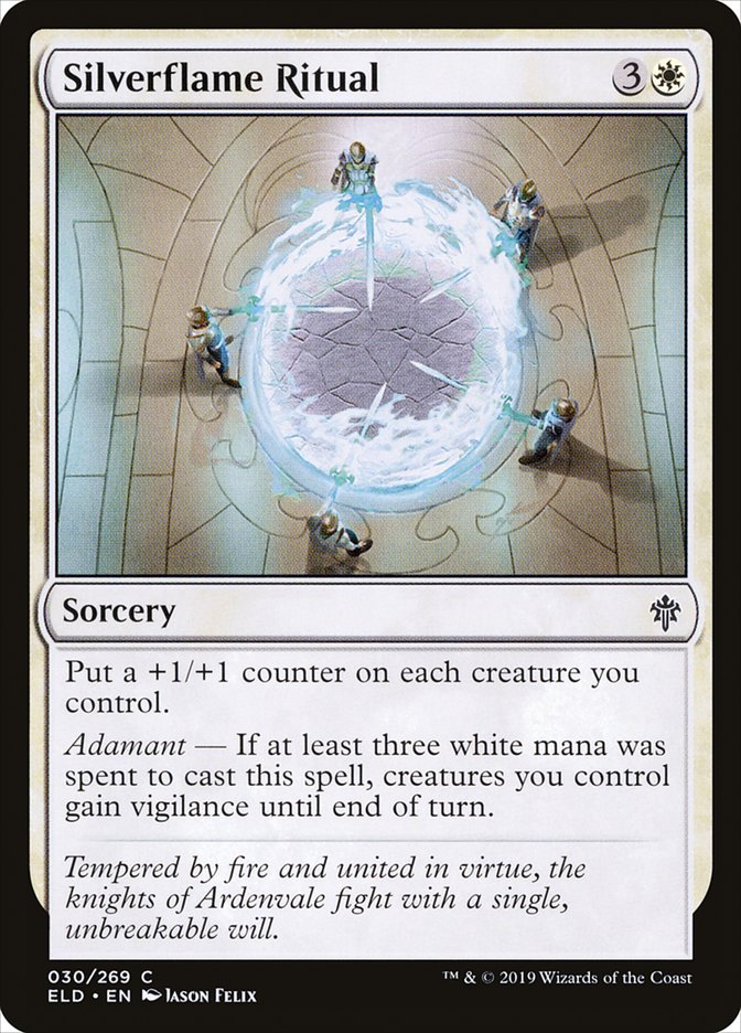 Silverflame Ritual 30 (Throne of Eldraine)  - Foil | Good Games Adelaide SA