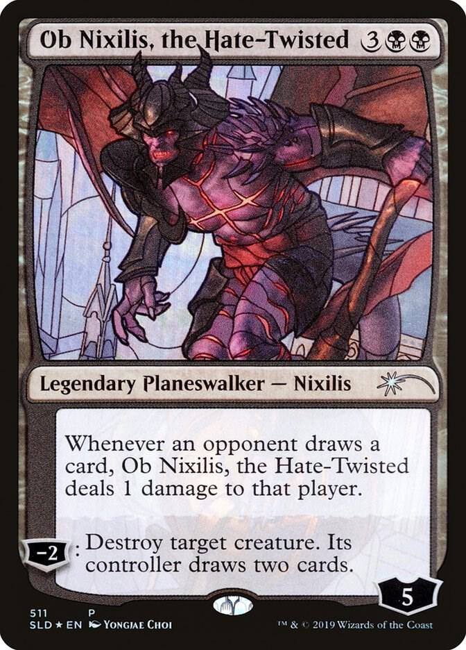 Ob Nixilis the Hate Twisted Stained Glass 511 (Secret Lair Drop Series)  - Foil | Good Games Adelaide SA