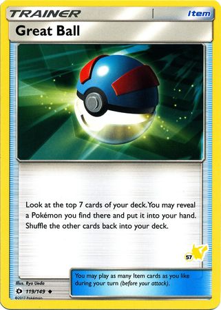 Great Ball (119/149) (Pikachu Stamp #57) [Battle Academy 2020] | Good Games Adelaide SA