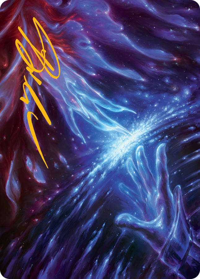 Transcendent Message Art Card (Gold-Stamped Signature) [March of the Machine Art Series] | Good Games Adelaide SA