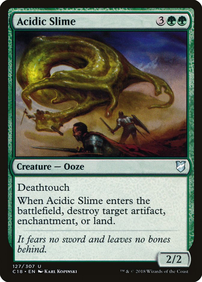 Acidic Slime [Commander 2018] | Good Games Adelaide SA