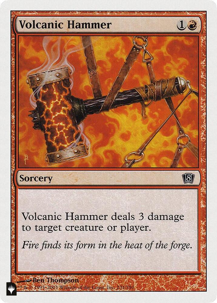 Volcanic Hammer 231/350 (The List Reprints)  | Good Games Adelaide SA