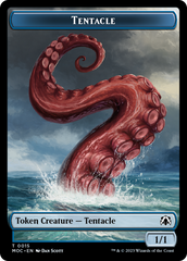 Tentacle // Human (26) Double-Sided Token [March of the Machine Commander Tokens] | Good Games Adelaide SA