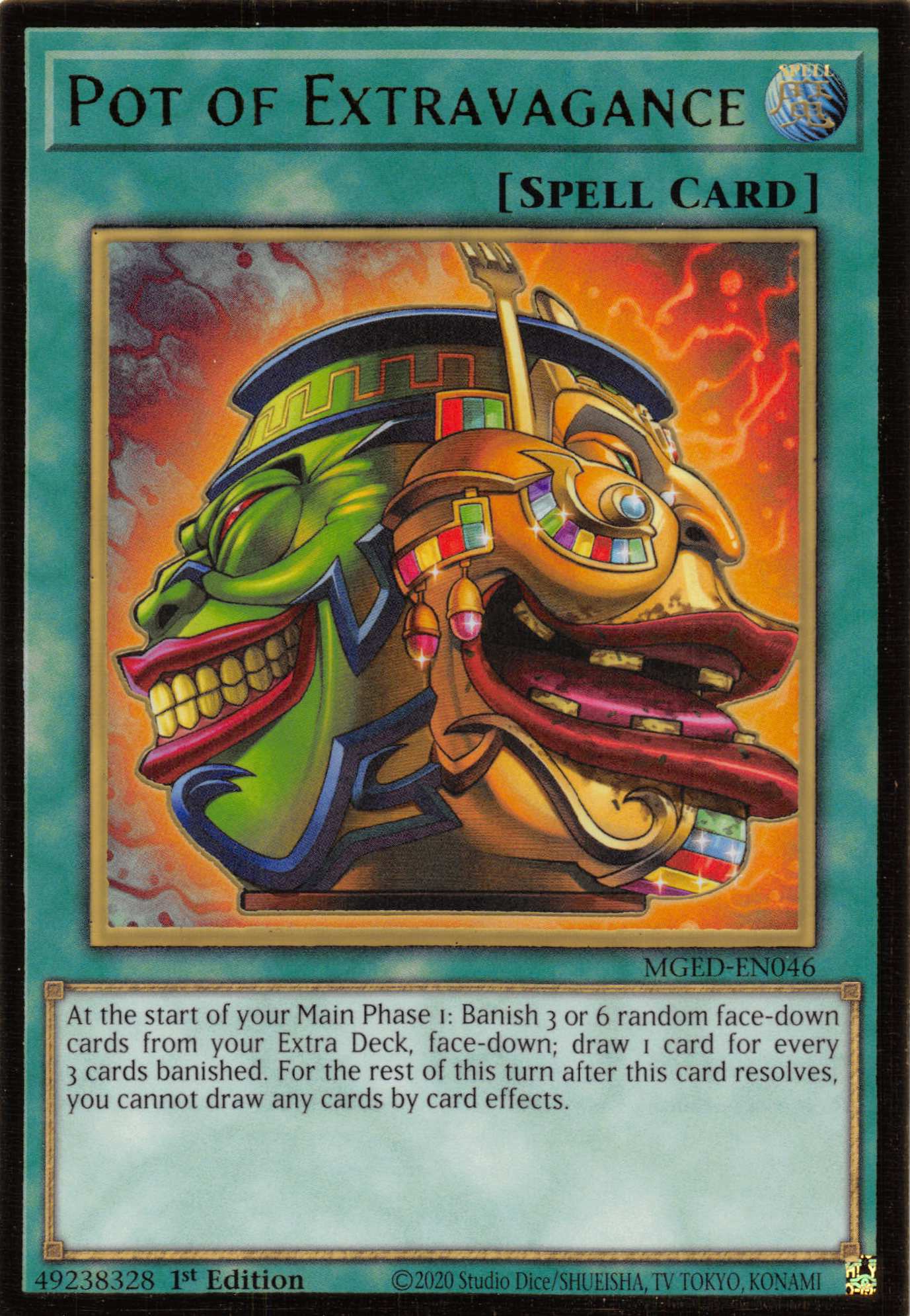 Pot of Extravagance [MGED-EN046] Gold Rare | Good Games Adelaide SA
