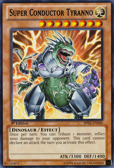 Super Conductor Tyranno [BP02-EN046] Mosaic Rare | Good Games Adelaide SA