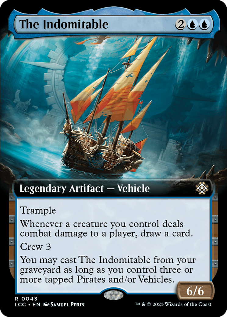 The Indomitable (Extended Art) [The Lost Caverns of Ixalan Commander] | Good Games Adelaide SA