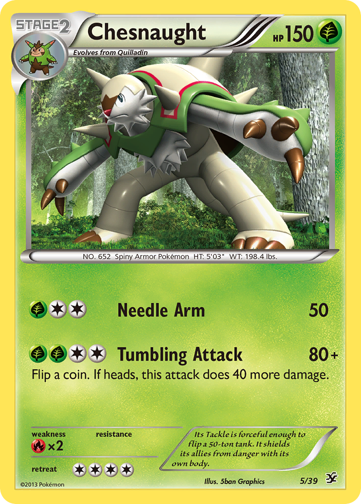 Chesnaught (5/39) [XY: Kalos Starter Set] | Good Games Adelaide SA