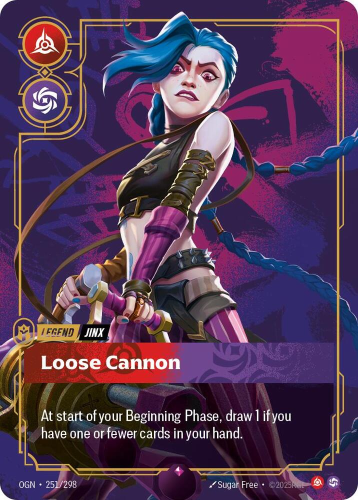 Jinx Loose Cannon 251/298 (Origins)  - Foil | Good Games Adelaide SA