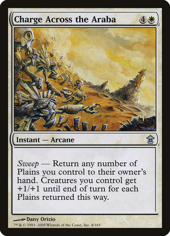 Charge Across the Araba [Saviors of Kamigawa] | Good Games Adelaide SA