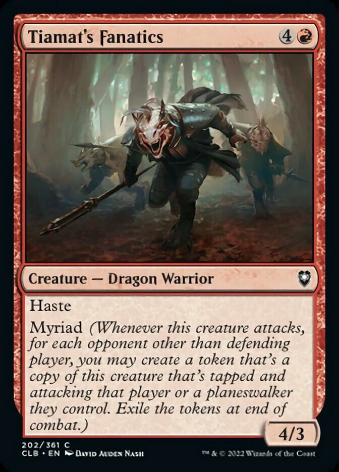 Tiamat's Fanatics [Commander Legends: Battle for Baldur's Gate] | Good Games Adelaide SA