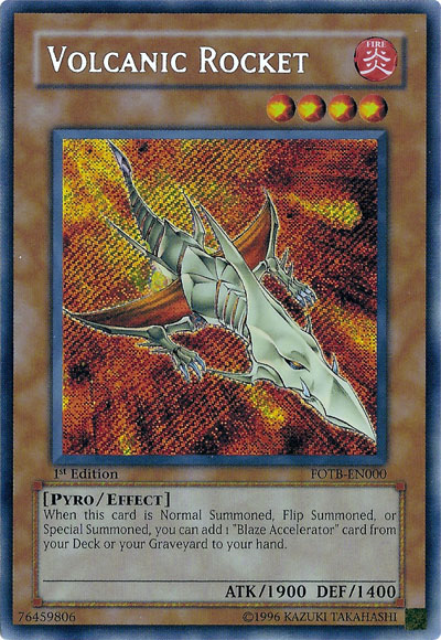 Volcanic Rocket [FOTB-EN000] Secret Rare | Good Games Adelaide SA