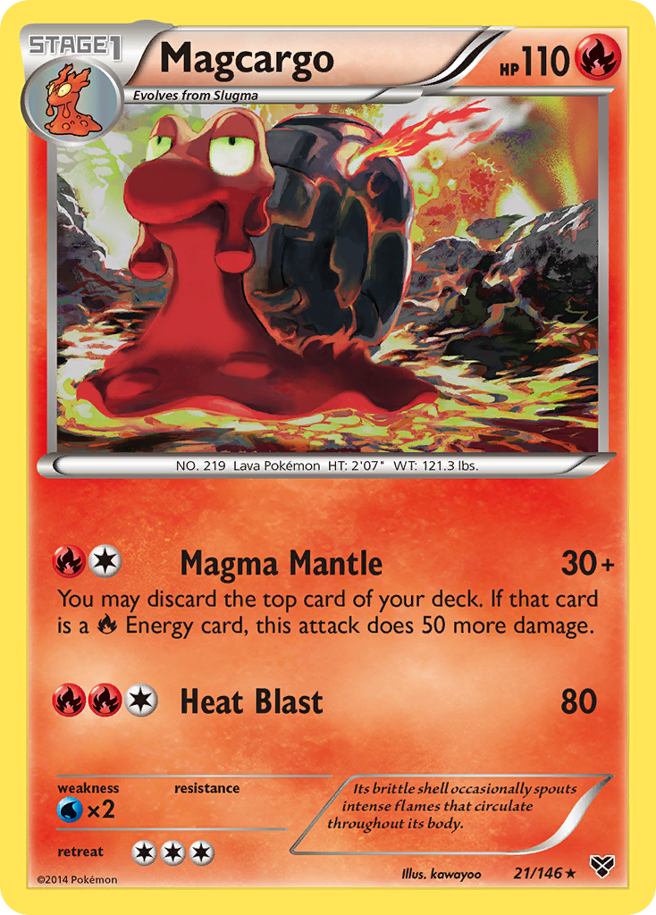 Magcargo (21/146) [XY: Base Set] | Good Games Adelaide SA
