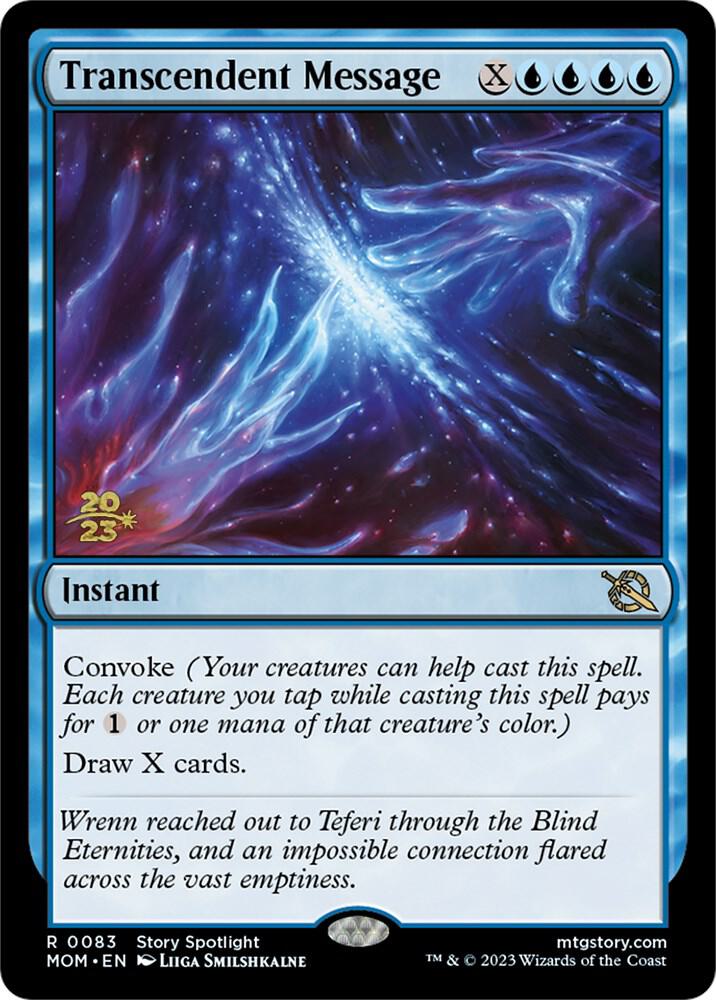 Transcendent Message 83 (Prerelease Cards)  - Foil | Good Games Adelaide SA