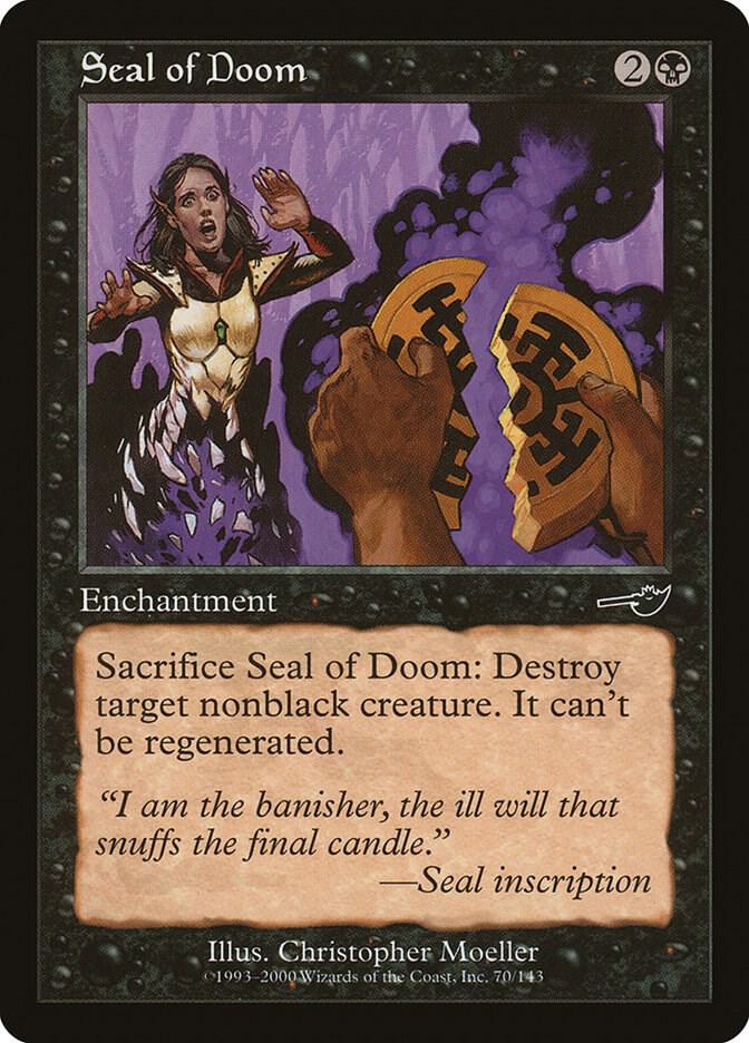 Seal of Doom 70 (Nemesis)  - Foil | Good Games Adelaide SA