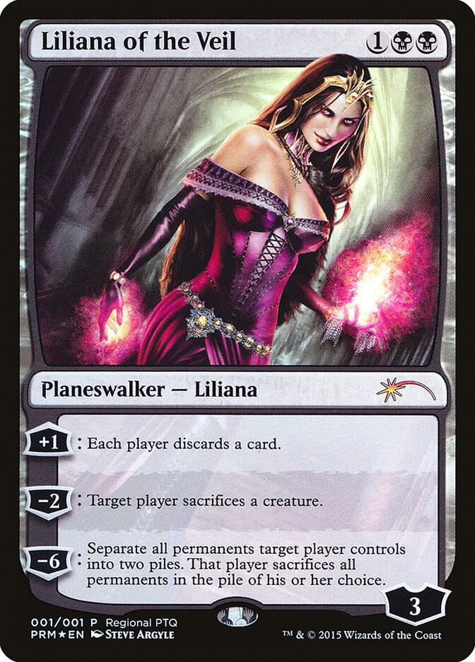 Liliana of the Veil 1 (Pro Tour Promos)  - Foil | Good Games Adelaide SA