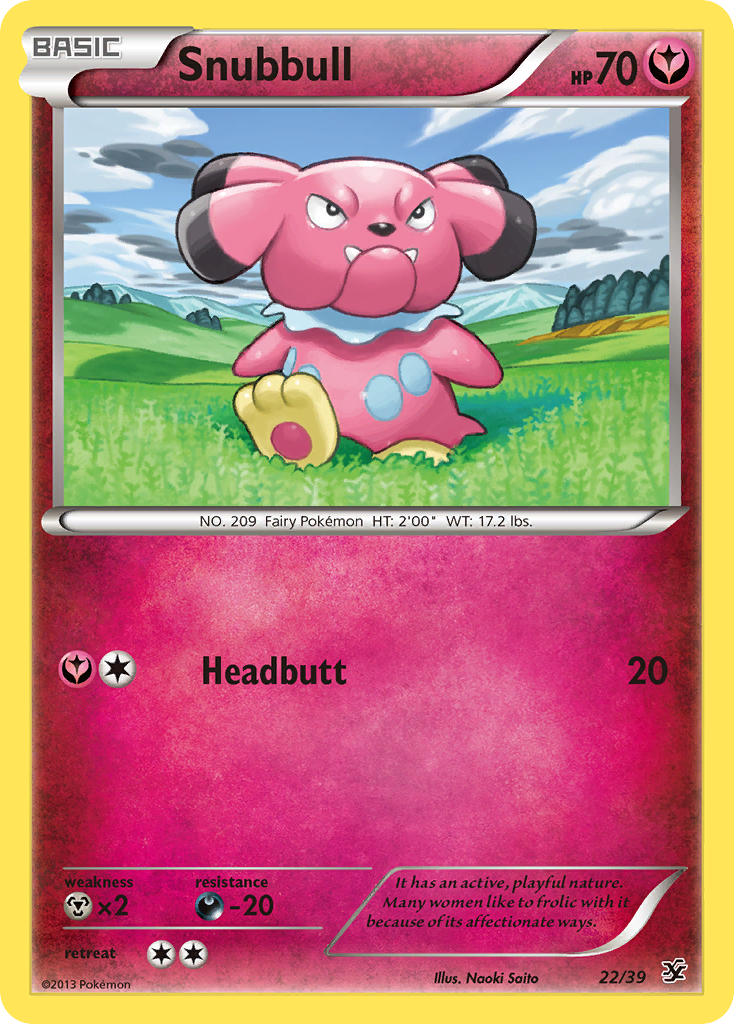 Snubbull (22/39) [XY: Kalos Starter Set] | Good Games Adelaide SA