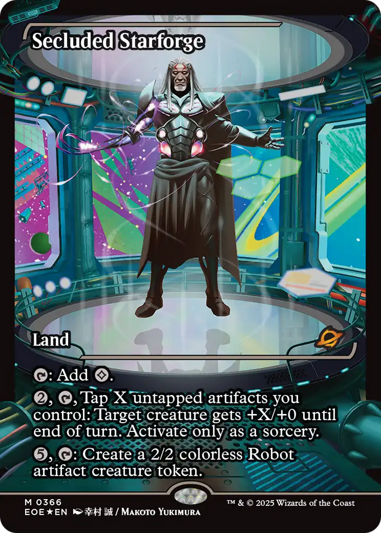 Secluded Starforge (Showcase) [Edge of Eternities] | Good Games Adelaide SA