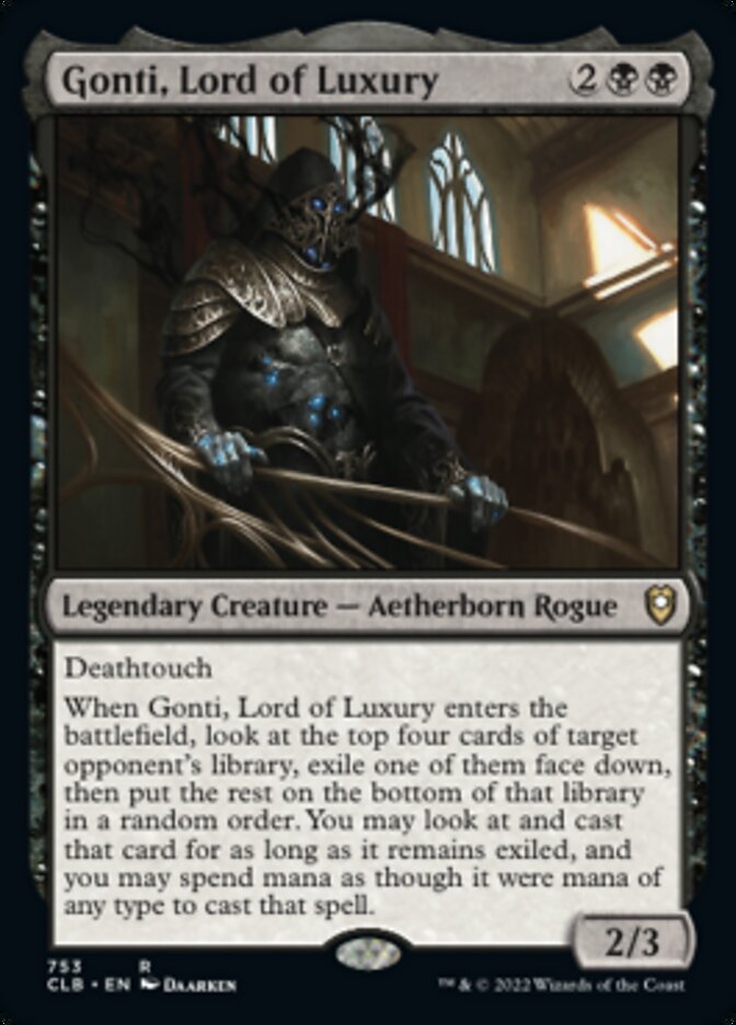 Gonti, Lord of Luxury [Commander Legends: Battle for Baldur's Gate] | Good Games Adelaide SA