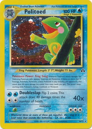 Politoed (8/75) [Neo Discovery Unlimited] | Good Games Adelaide SA