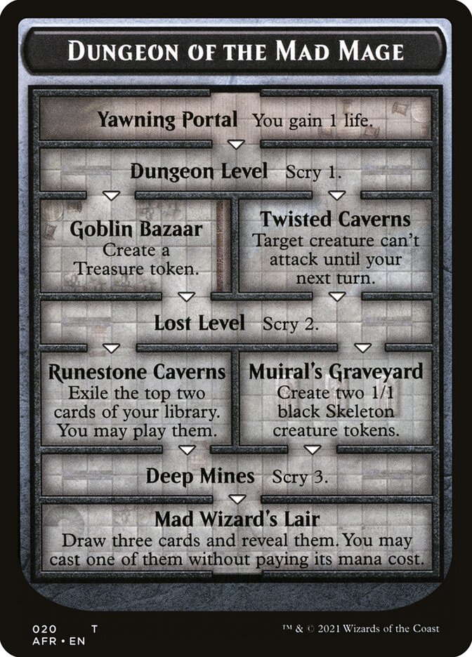 Dungeon of the Mad Mage 20 (Oversize Cards)  | Good Games Adelaide SA