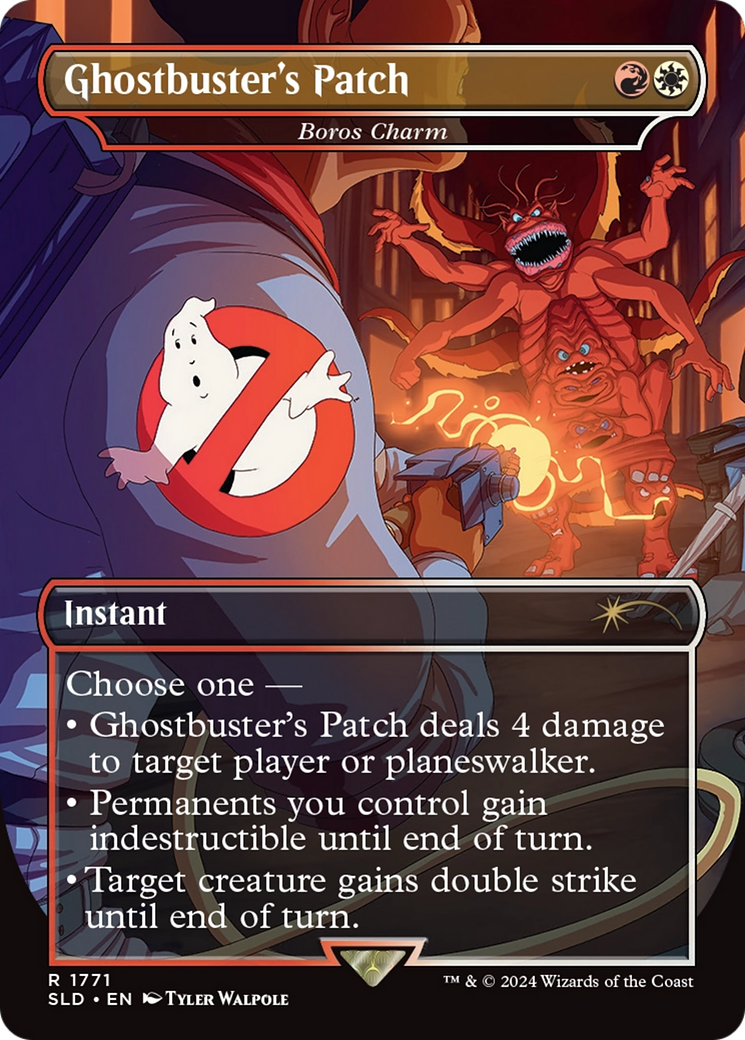 Ghostbuster's Patch - Boros Charm [Secret Lair Drop Series] | Good Games Adelaide SA
