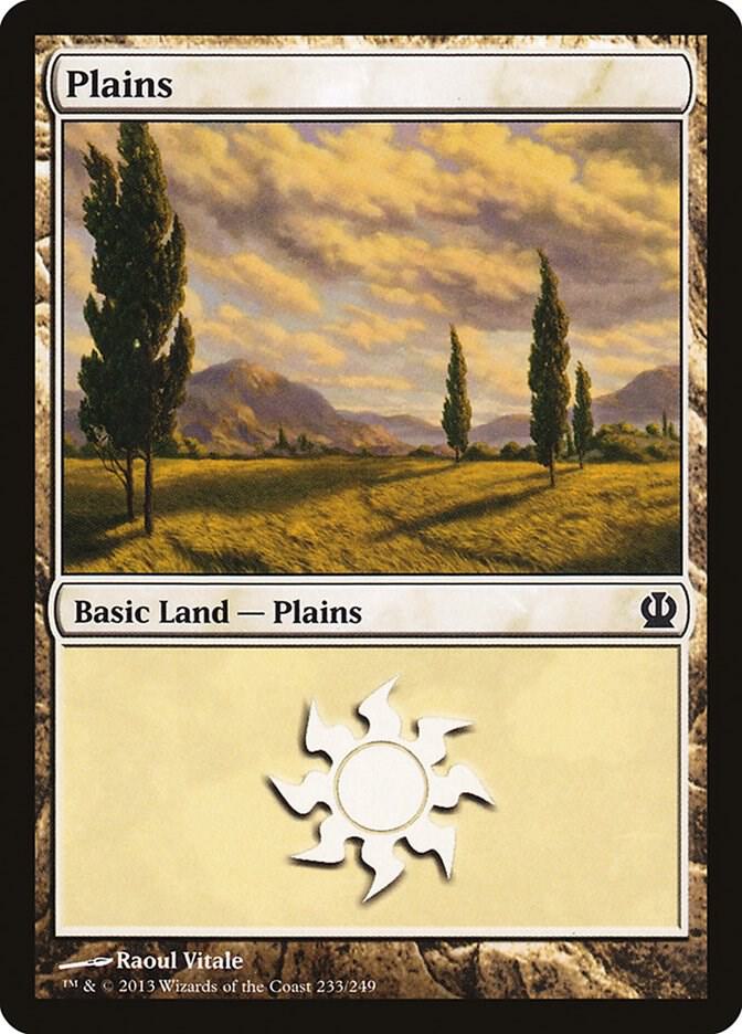 Plains 233 (Theros)  - Foil | Good Games Adelaide SA
