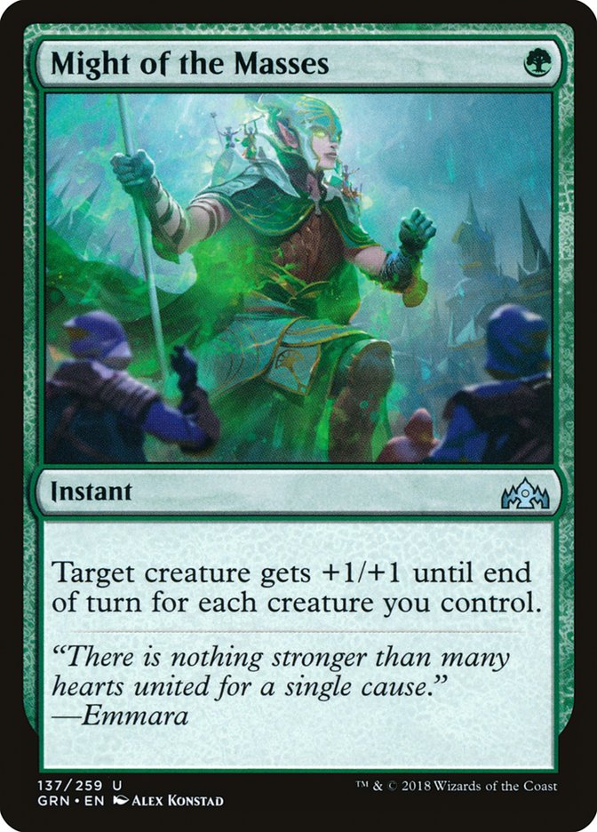 Might of the Masses [Guilds of Ravnica] | Good Games Adelaide SA