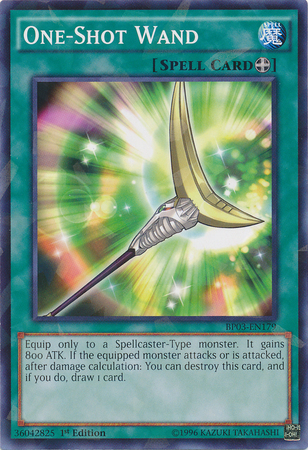 One-Shot Wand [BP03-EN179] Shatterfoil Rare | Good Games Adelaide SA