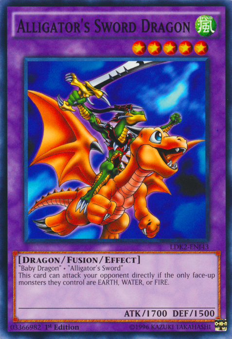 Alligator's Sword Dragon [LDK2-ENJ43] Common | Good Games Adelaide SA
