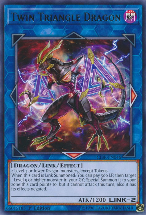 Twin Triangle Dragon [CIBR-EN046] Rare | Good Games Adelaide SA