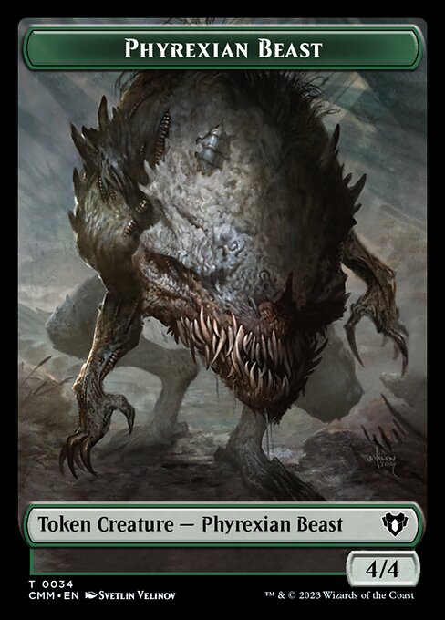 Eldrazi Scion // Phyrexian Beast Double-Sided Token [Commander Masters Tokens] | Good Games Adelaide SA