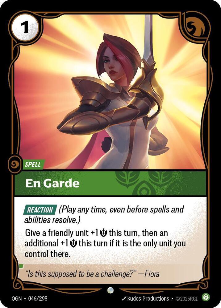 En Garde 046/298 (Origins)  - Foil | Good Games Adelaide SA