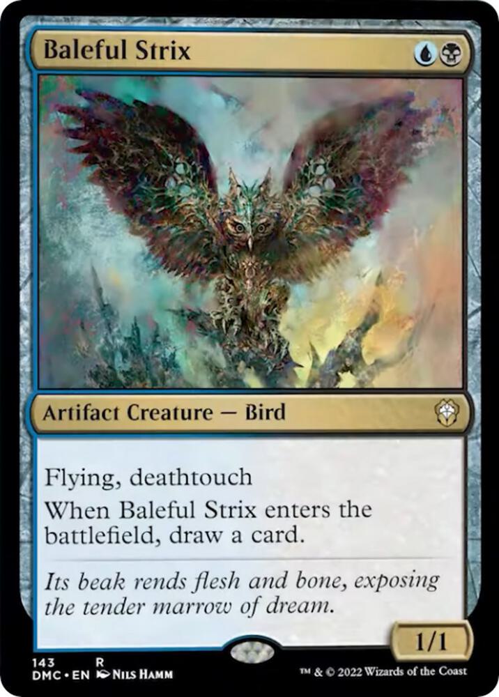 Baleful Strix 143 (Commander: Dominaria United)  | Good Games Adelaide SA
