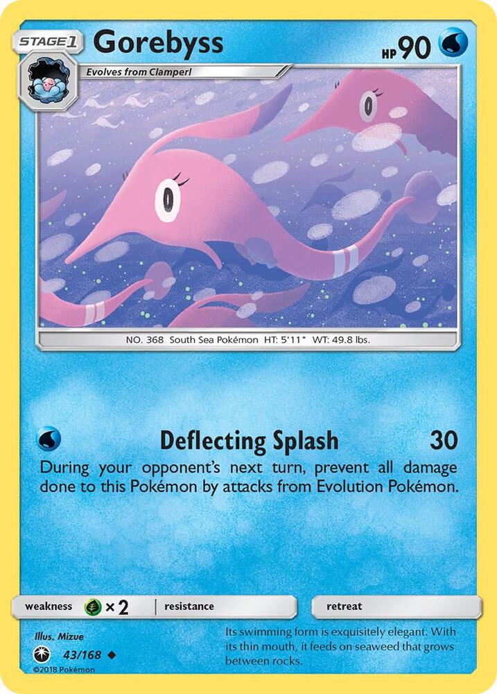 Gorebyss 43/168 (SM - Celestial Storm)  | Good Games Adelaide SA