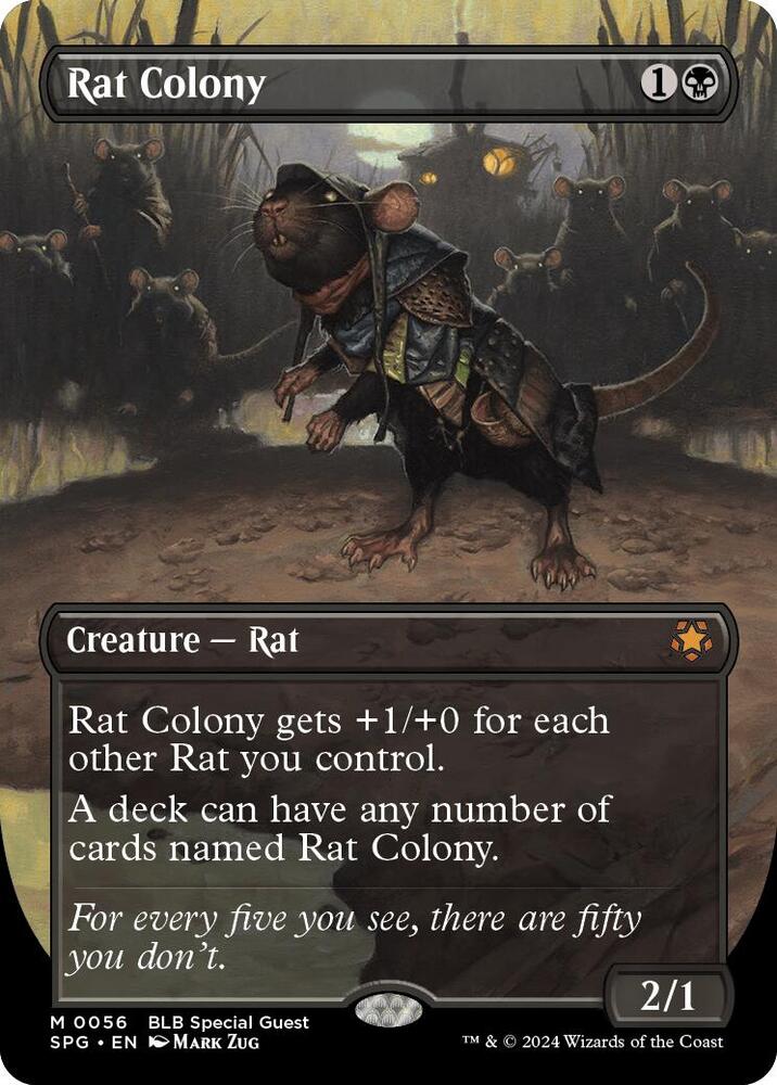 Rat Colony 56 (Special Guests)  - Borderless Foil | Good Games Adelaide SA