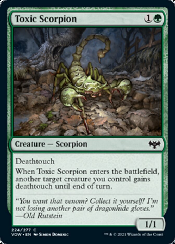 Toxic Scorpion [Innistrad: Crimson Vow] | Good Games Adelaide SA