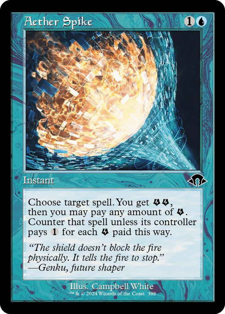 Aether Spike 398/319 (Modern Horizons 3)  - Retro Foil | Good Games Adelaide SA