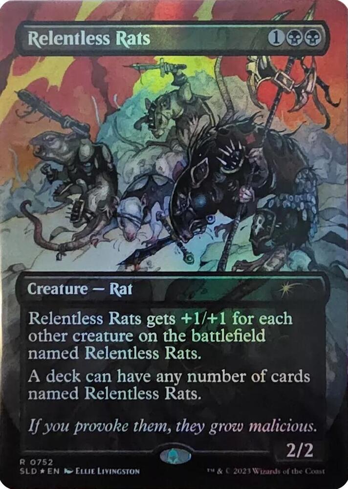 Relentless Rats 752 (Secret Lair Drop Series)  - Foil | Good Games Adelaide SA