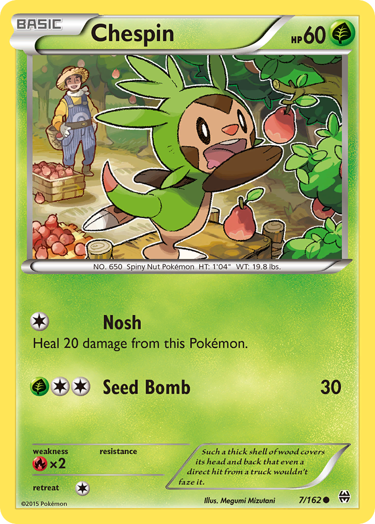 Chespin (7/162) [XY: BREAKthrough] | Good Games Adelaide SA