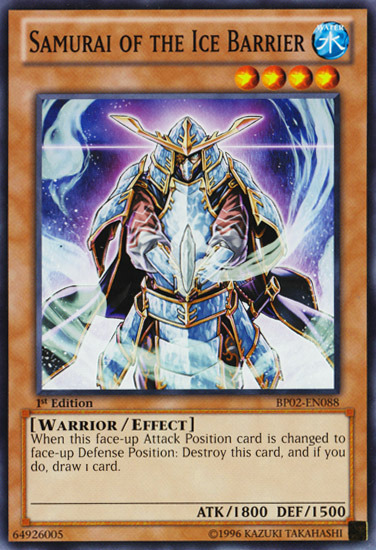Samurai of the Ice Barrier [BP02-EN088] Mosaic Rare | Good Games Adelaide SA