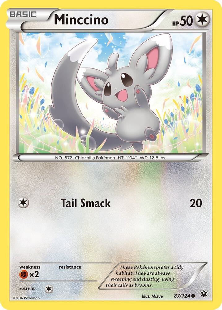 Minccino 87/124 (XY - Fates Collide)  | Good Games Adelaide SA