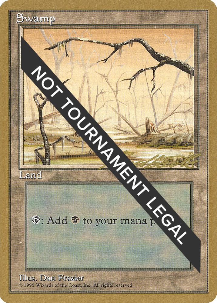 Swamp B 1996 Leon Lindback 4ED ll371/308 (World Championship Decks)  | Good Games Adelaide SA