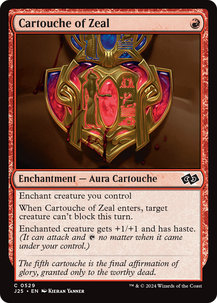 Cartouche of Zeal [Foundations Jumpstart] | Good Games Adelaide SA