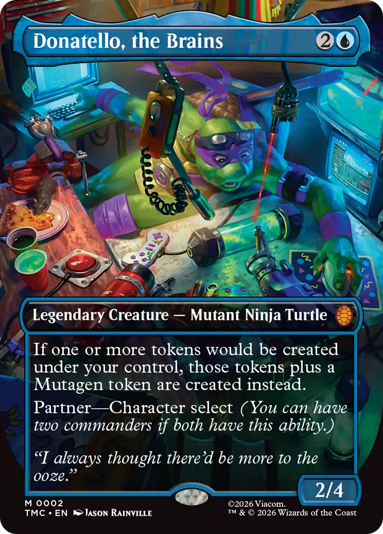 Donatello, the Brains (Borderless) [Teenage Mutant Ninja Turtles Commander] | Good Games Adelaide SA