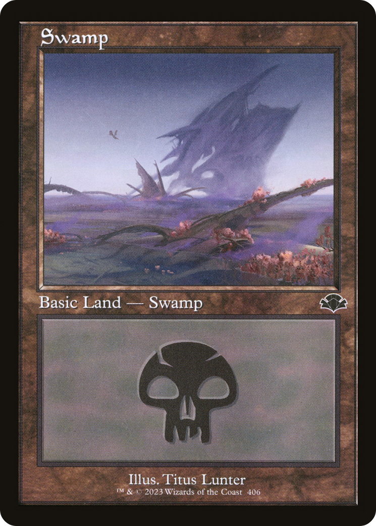Swamp (406) (Retro) [Dominaria Remastered] | Good Games Adelaide SA