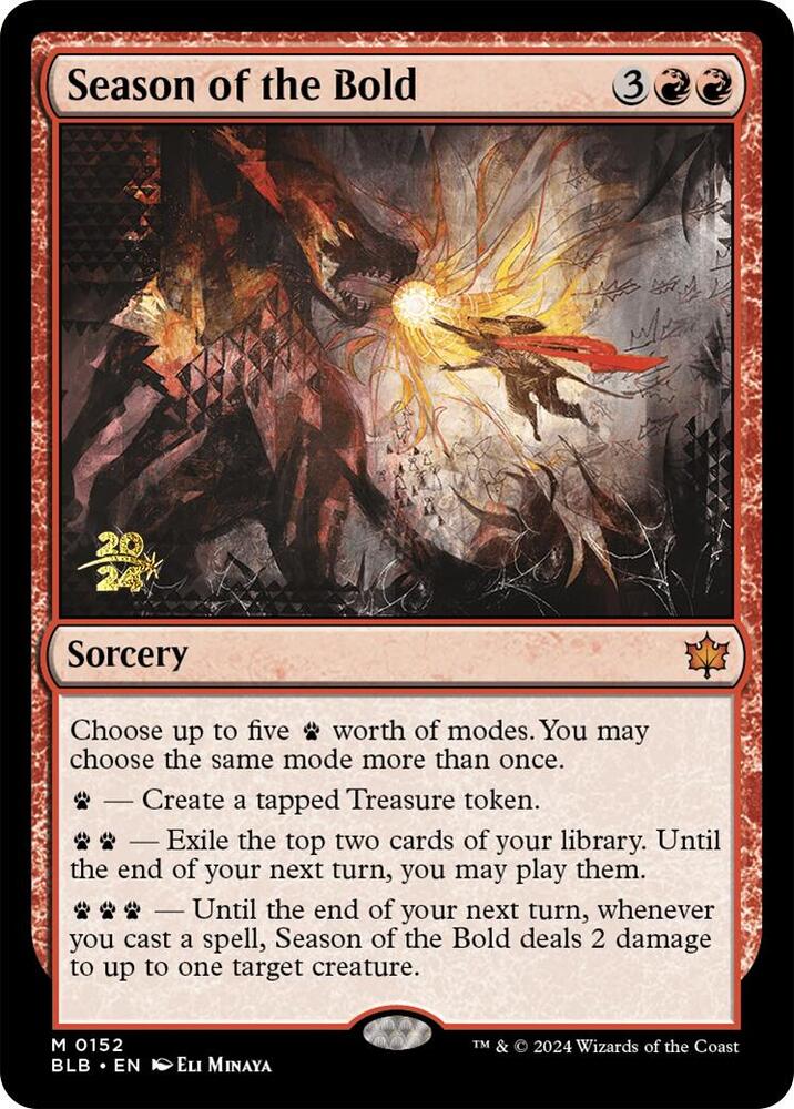 Season of the Bold 152 (Prerelease Cards)  - Foil | Good Games Adelaide SA