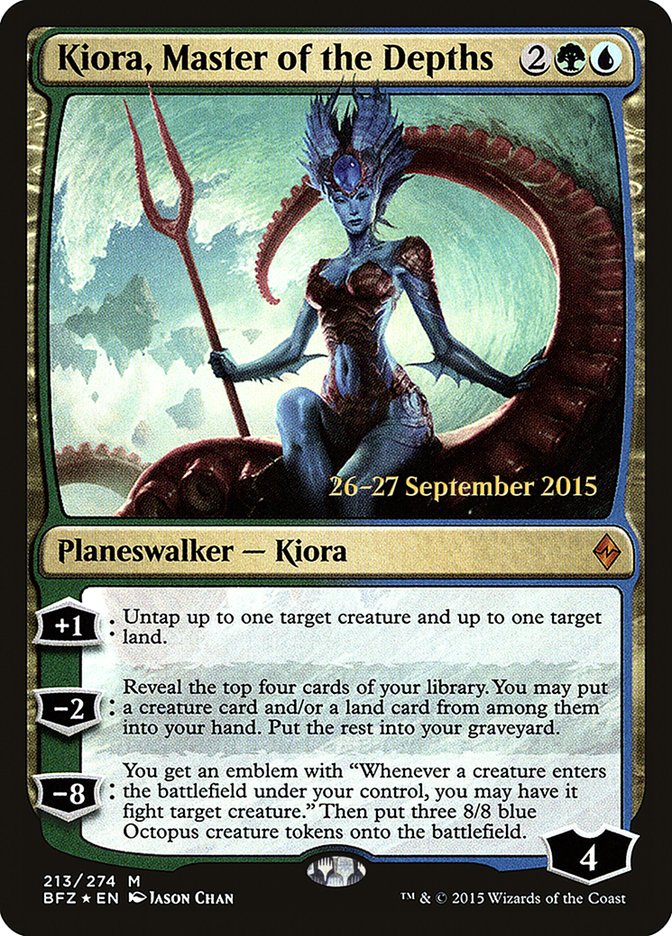 Kiora, Master of the Depths [Battle for Zendikar Promos] | Good Games Adelaide SA