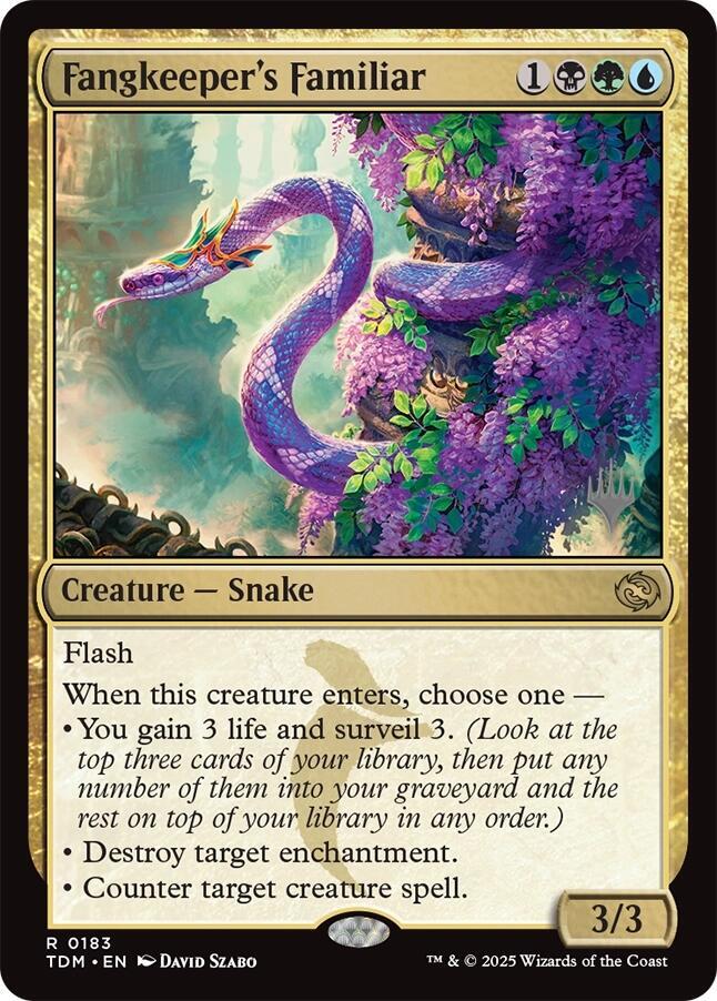 Fangkeeper's Familiar 183 (Promo Pack: Tarkir: Dragonstorm)  | Good Games Adelaide SA