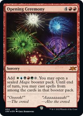 Opening Ceremony Galaxy Foil 404 (Unfinity)  - Foil | Good Games Adelaide SA